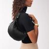 imageFossil Womens Harwell Leather Crescent Shoulder BagBlack