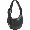 imageFossil Womens Harwell Leather Crescent Shoulder BagBlack