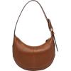 imageFossil Womens Harwell Leather Crescent Shoulder BagMedium Brown