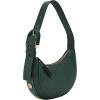 imageFossil Womens Harwell Leather Crescent Shoulder BagViridian W Studs
