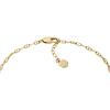 imageFossil Womens Heritage DLink Brass Chain AnkletGold