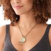 imageFossil Womens Jacqueline Quartz Stainless Steel ThreeHand WatchGold Locket