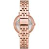 imageFossil Womens Jacqueline Quartz Stainless Steel ThreeHand WatchRose Gold Glitz
