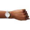 imageFossil Womens Jacqueline Quartz Stainless Steel ThreeHand WatchSilver