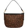 imageFossil Womens Jolie Leather Crossbody Purse Handbag for WomenBlack  Leopard