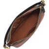 imageFossil Womens Jolie Leather Crossbody Purse Handbag for WomenBrownBlack Trim