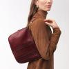imageFossil Womens Jolie Leather Crossbody Purse Handbag for WomenMahogany Suede Lizard
