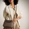 imageFossil Womens Jolie Leather Crossbody Purse Handbag for WomenSmoke