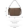 imageFossil Womens Jolie Leather Crossbody Purse Handbag for WomenSmoke