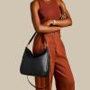 imageFossil Womens Jolie Leather Hobo Purse Handbag for WomenBlack