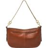 imageFossil Womens Jolie Leather Small Shoulder Bag Purse Handbag for WomenBrown W Chain