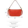 imageFossil Womens Jolie Leather Small Shoulder Bag Purse Handbag for WomenFlash Red