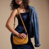 imageFossil Womens Jolie Leather Small Shoulder Bag Purse Handbag for WomenOchre