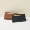 imageFossil Womens Liza Leather Slim Bifold Wallet for WomenBlack W Gold