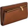 imageFossil Womens Liza Leather Slim Bifold Wallet for WomenBrown W Gold
