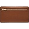 imageFossil Womens Liza Leather Slim Bifold Wallet for WomenBrown W Gold