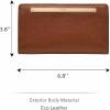 imageFossil Womens Liza Leather Slim Bifold Wallet for WomenBrown W Gold
