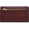 imageFossil Womens Liza Leather Slim Bifold Wallet for WomenMahogany