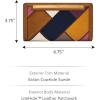 imageFossil Womens Liza Leather Slim Bifold Wallet for WomenMulti Tile