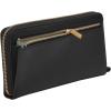 imageFossil Womens Liza Leather Wallet Zip Around Clutch with Wristlet Strap Black Model SL7878G001Black