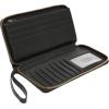 imageFossil Womens Liza Leather Wallet Zip Around Clutch with Wristlet Strap Black Model SL7878G001Black