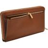 imageFossil Womens Liza Leather Wallet Zip Around Clutch with Wristlet Strap Black Model SL7878G001Neutral Woven