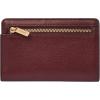 imageFossil Womens Liza Multifunction Bifold WalletRed Mahogany Lizard Stripe