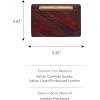 imageFossil Womens Liza Multifunction Bifold WalletRed Mahogany Lizard Stripe