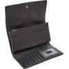 imageFossil Womens Logan Leather Wallet RFID Blocking Flap Clutch Organizer Black Model SL7833001Black