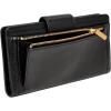 imageFossil Womens Logan Leather Wallet RFID Blocking Tab Clutch Black Model SL7830001Black