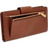 imageFossil Womens Logan Leather Wallet RFID Blocking Tab Clutch Black Model SL7830001Brown