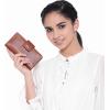 imageFossil Womens Logan Leather Wallet RFID Blocking Tab Clutch Black Model SL7830001Brown