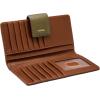 imageFossil Womens Logan Leather Wallet RFID Blocking Tab Clutch Black Model SL7830001Desert Olive
