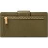 imageFossil Womens Logan Leather Wallet RFID Blocking Tab Clutch Black Model SL7830001Desert Olive