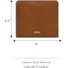 imageFossil Womens Logan Leather WalletSaddle