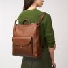 imageFossil Womens Parker Leather Convertible Backpack Purse Handbag for WomenBrown W Outer Pocket