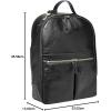 imageFossil Womens Parker Leather Convertible Backpack Purse Handbag for WomenLarge  Black