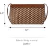 imageFossil Womens Penrose Wallet CrossbodyNeutral Woven