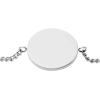 imageFossil Womens Plated Stainless Steel Engravable Personalized Gift Bracelet for WomenSilver Disc