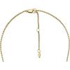 imageFossil Womens Plated Stainless Steel Engravable Personalized Gift Pendant Chain Necklace for WomenGold