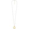 imageFossil Womens Plated Stainless Steel Engravable Personalized Gift Pendant Chain Necklace for WomenGold