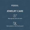 imageFossil Womens Plated Stainless Steel Engravable Personalized Gift Pendant Chain Necklace for WomenGold Drew Double Pendant