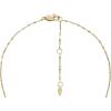 imageFossil Womens Plated Stainless Steel Engravable Personalized Gift Pendant Chain Necklace for WomenGold Locket