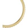imageFossil Womens Plated Stainless Steel RingGold Dainty Glitz Band