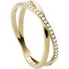 imageFossil Womens Plated Stainless Steel RingGold Ellis Pav