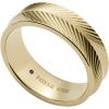 imageFossil Womens Plated Stainless Steel RingGold Harlow Linear