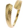 imageFossil Womens Plated Stainless Steel RingGold Harlow Linear Texture Wrap