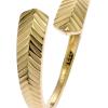 imageFossil Womens Plated Stainless Steel RingGold Harlow Linear Texture Wrap