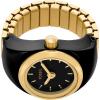 imageFossil Womens Quartz Stainless Steel TwoHand Watch RingGoldBlack