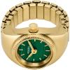 imageFossil Womens Quartz Stainless Steel TwoHand Watch RingGoldGreen